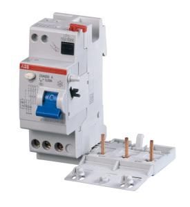 ABB Stotz-Kontakt DDA203 A-40/0.03 AP-R, R FI-Block for S203 3P, Type A, 40A, 30mA, short-time delay, 2CSB203401R1400