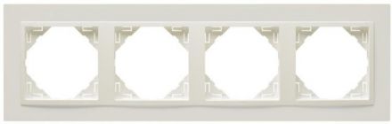 EFAPEL FOUR-GANG FRAME ICE/ICE