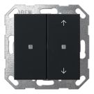 GIRA 5175005 KNX push button sensor System 55 | 2-way, arrows | matt black