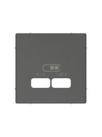 MERTEN MEG4367-0414 Central plate USB charging station anthracite