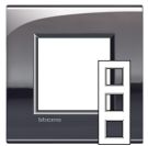 Bticino LNE4802M3PT AIR EUROPE frame 3-way TIN, (grey)