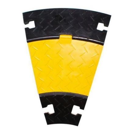 Walther 39870046 LxWxH: 455x590x78 mm black/yellow cable bridge