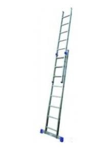 PROTEC.class 05105218 Ladders Aluminium extension ladder 2x14 Trav. PAST214