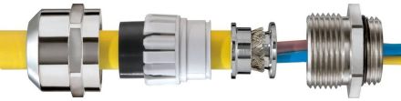 Wiska 10069122 ESSKV4-EMV-Z 50 M50x1,5 IP68 stainless steel 1 EMC cable gland