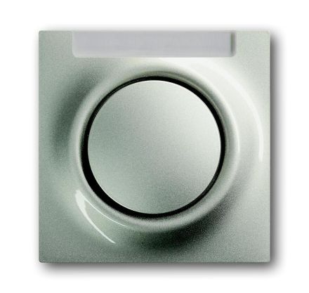 Busch-Jaeger 1781-79 central plate, with operating button and glow lamp champagne metallic