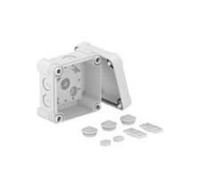 OBO Bettermann X01 LGR 95x95x60mm light grey cable junction box, 2005000
