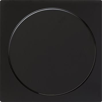 Gira 026847 Blank cover with support ring S-Color Black