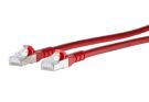 METZ CONNECT ISO/IEC 10G AWG26 2xRJ45 red 10.0m patch cable Cat6A, 130845A066-E