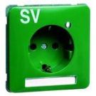 Hochköpper 00785111 D 80.6511.42 LED/4 NA SV green socket SCHUKO