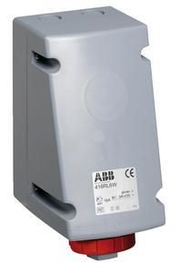 ABB Stotz-Kontakt 416RL6W, surface-mounted wall socket, 16 A 6h, IP67, 3P+N+E, 346-415 V, 60 Hz, red, 2CMA168475R1000