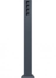 Gira 135428 1400mm 4x empty unit energy column anthracite