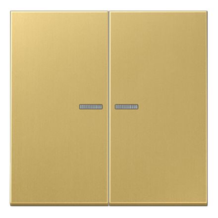 JUNG ME102KO5C KNX control rocker F10 series LS | 2-fold | brass classic