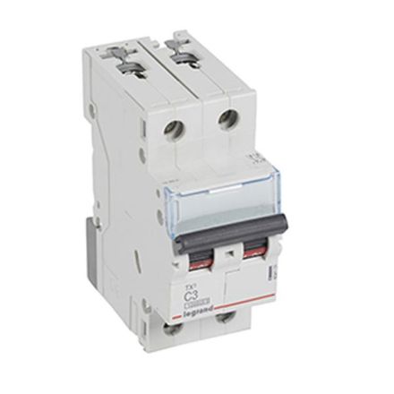 Legrand 404199 Circuit breaker TX3 C3A 2P 10KA 2M