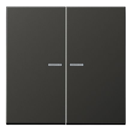 JUNG AL102KO5AN KNX control rocker F10 series LS | 2-fold | anthracite