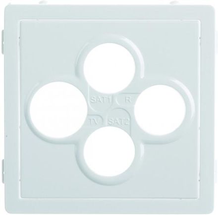 Legrand 754810 Cover Valena Life TV-R-SAT-SAT Ultrawhite white, (white)