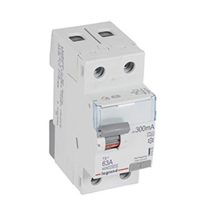 Legrand 411576 residual current device TX3 63/0, 3A 2-pole A