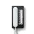 Siedle HTC 811-0 SH/W Comfort in-house telephone in high-gloss black/white