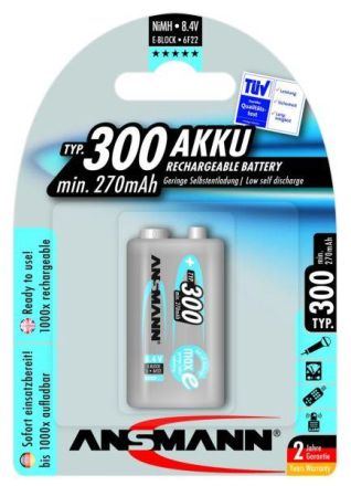 Hückmann 131428 Ansmann maxE plus 9V rechargeable battery