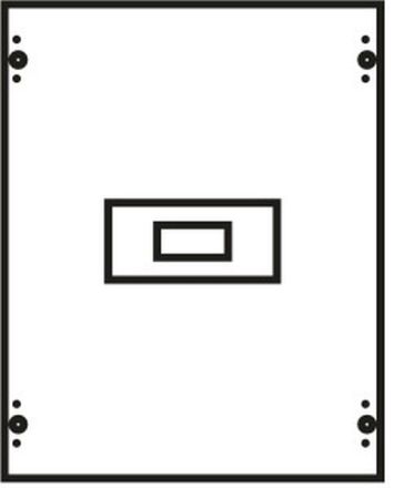 ABB Striebel & John AG201 cover with cut-out accessory CombiLine interior fitting system, 2CPX062932R9999