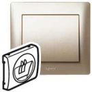 Legrand 771400 loudspeaker cover Hifi 1-way Galea titanium, (Titanium)