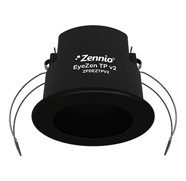 Zennio ZPDEZTPV2A EyeZen TP Black v2 motion detector