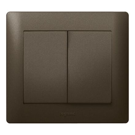 Legrand 771212 series rocker Galea dark bronze , (Bronze)