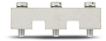Wago 883-1243 Jumper, 3-way, blank, silver-coloured