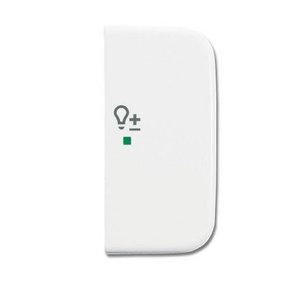 Busch-Jaeger 6234-22-214 rocker switch, 2-way right, with symbol 'Dimmer' alpine white