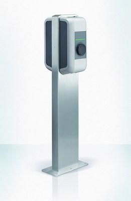 Keba 90786 for two wallboxes P30 stainless steel stand