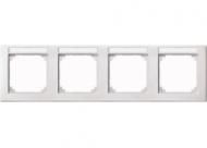 MERTEN 473419 Frame 4-way horizontal polar white glossy