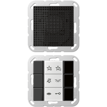 Jung SIAIA6SW audio indoor station, series A, black