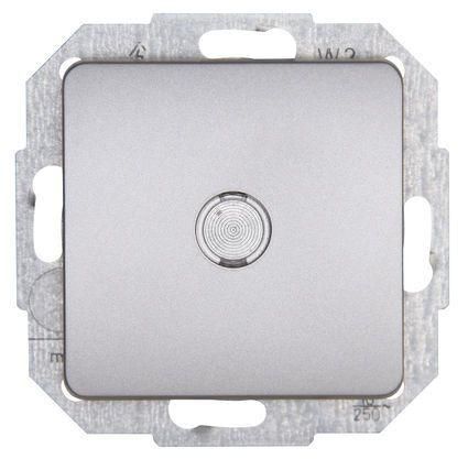 Kopp 619397089 MILANO illuminated steel button