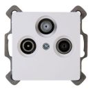 Kopp 921402082 PARIS TV/RF/SAT digital compatible arctic antenna socket