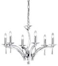 Brumberg 850565 pendant light, chrome E14, 5x40W max.