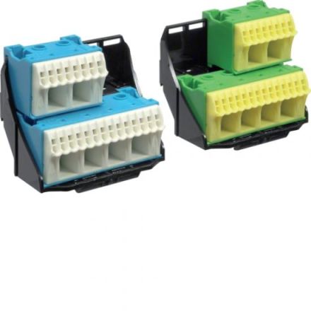 Hager FZ384 carrier with 2x28 PE/N terminals QuickConnect