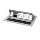Kindermann 7492000073 CablePort standard2 4-way 3x power table mounting housing