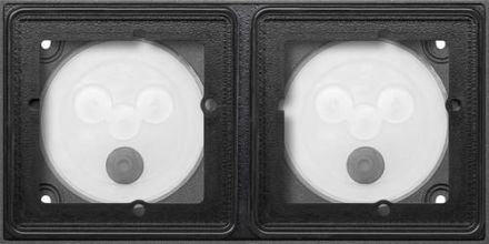 Gira 551200 2f flush System 106 housing