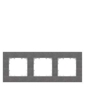 Siemens 5TG1113-2 frame 3-way carbon metallic 232x90mm