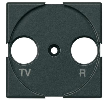 Bticino HS4204 central plate TV/FM, (anthracite)