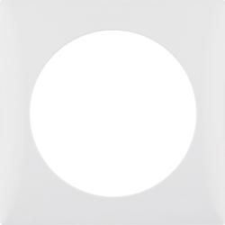 Berker 918272509 Frame 1-way polar white, glossy IntegroFlow