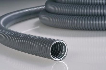 HellermannTyton 166-30728 PCS40-GS/PVC-GY-10M HelaGuard metal conduit