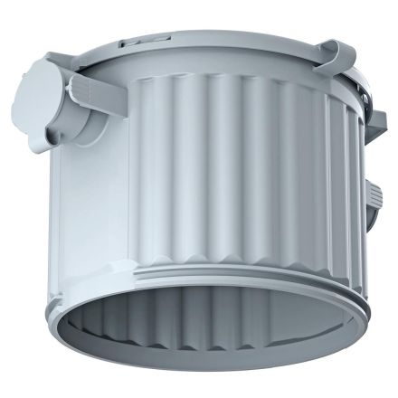 Kaiser HaloX 100 D: 130mm 1-piece without tunnel installation housing, 1281-00