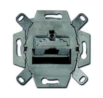 Busch-Jaeger 0218/11-101 UAE connection box, RJ45, Cat. 6a iso, shielded, 1 socket, 8 (8) -pin