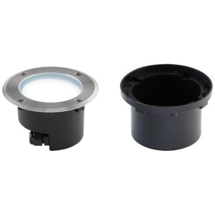 EVN 677010061 round rigid GX53 5.5W 230V IP67 cold white recessed floor spotlight