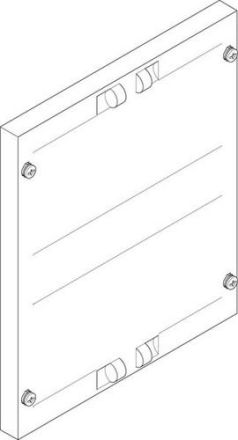 ABN 250x300mm 1FB/2RE closed PK=10pcs cover plate (FAG12N10)