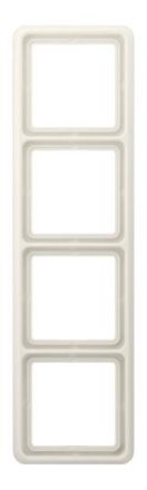 Jung CD584W frame 4-way, vertical and horizontal mounting, Duroplast, CD 500, white