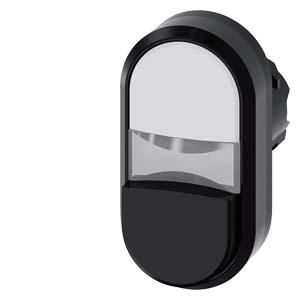 Siemens 3SU1001-3BB61-0AA0 double pushbutton illuminated 22mm round