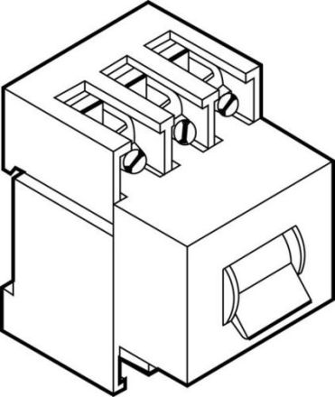 ABN 63A 3-pole 3TE 10kA main switch (XHS363)
