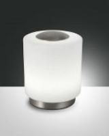 Fabas Luce 3257-30-178 nickel 8W 3000K LED table lamp
