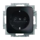 Busch-Jaeger 20 EUCKS-215 SCHUKO® socket insert, with increased contact protection black